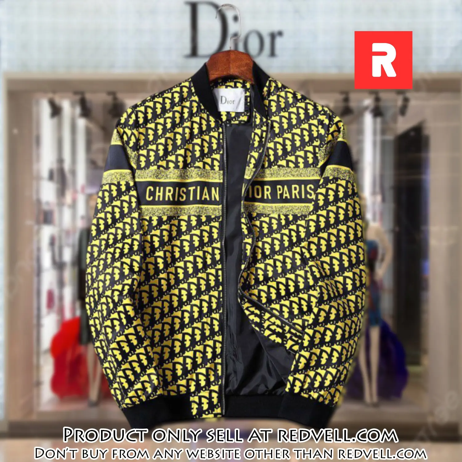 Dior luxury brand varsity zipper jacket vst1034 rv5513142